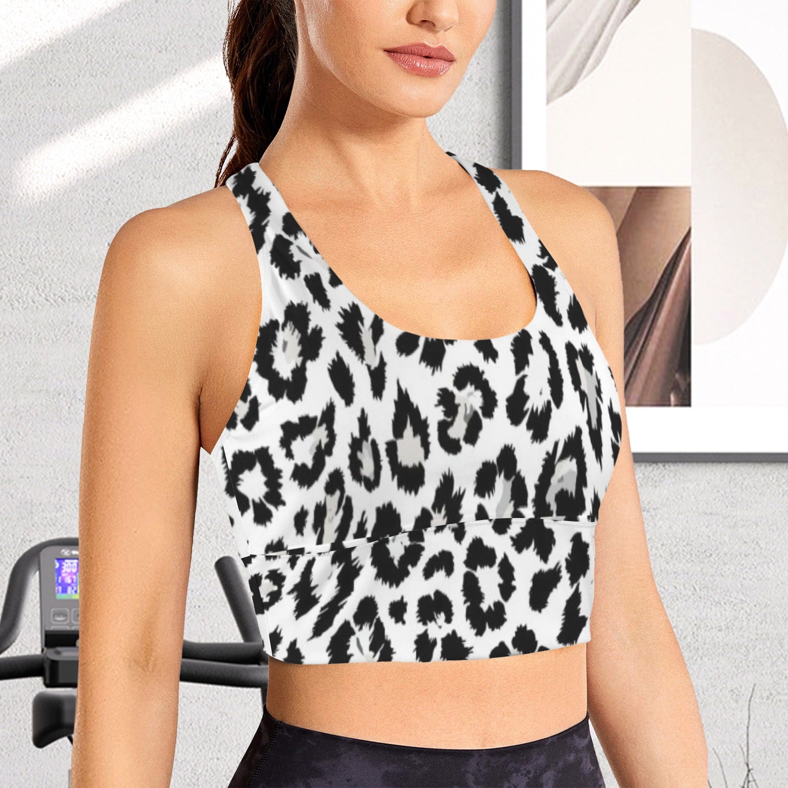 Black White Leopard
