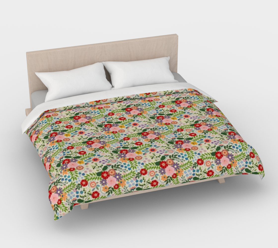 Fine Floral Duvet Cover