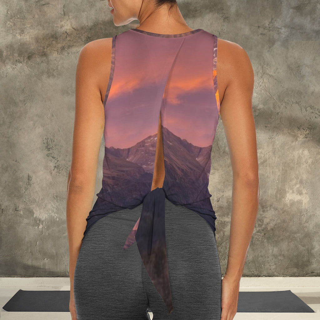 Mountaineering Open Back Sports Top