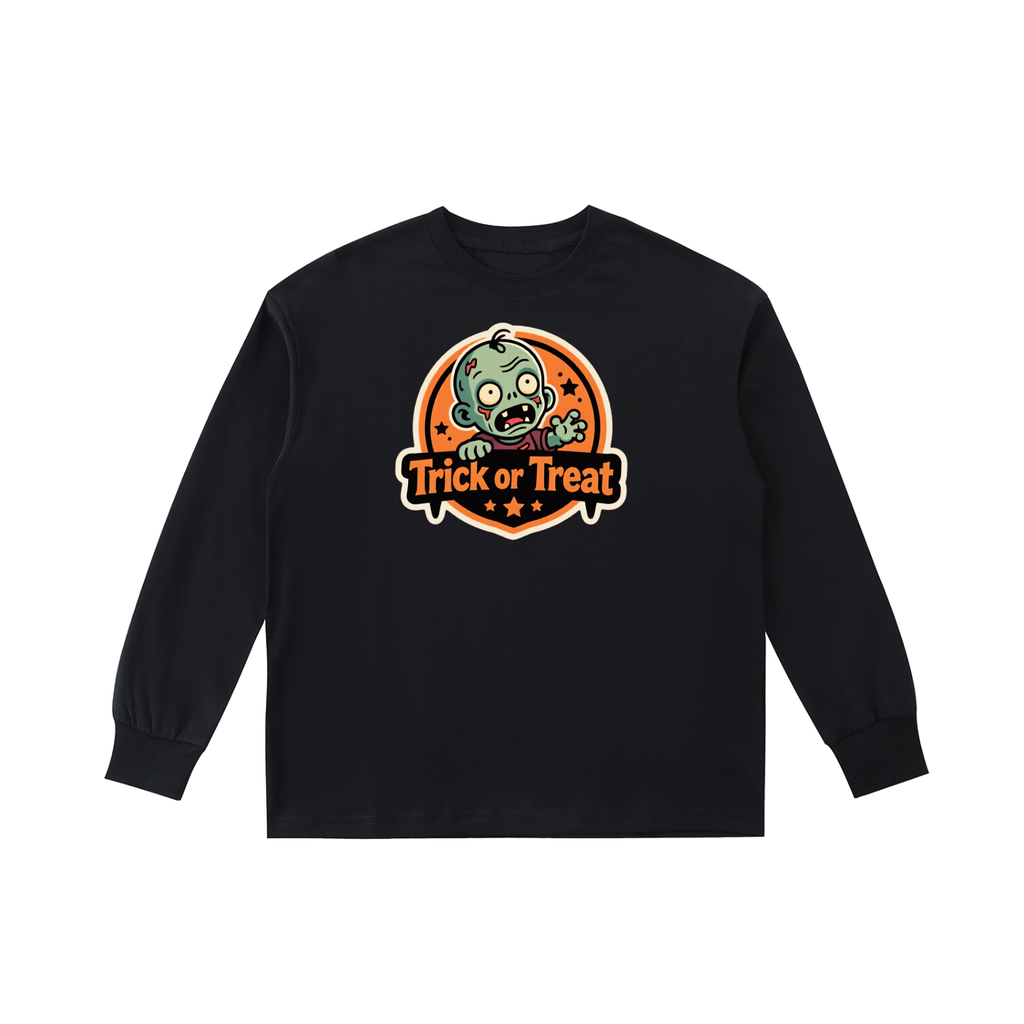Kids' Quick-Dry Cotton Long-Sleeve Tee