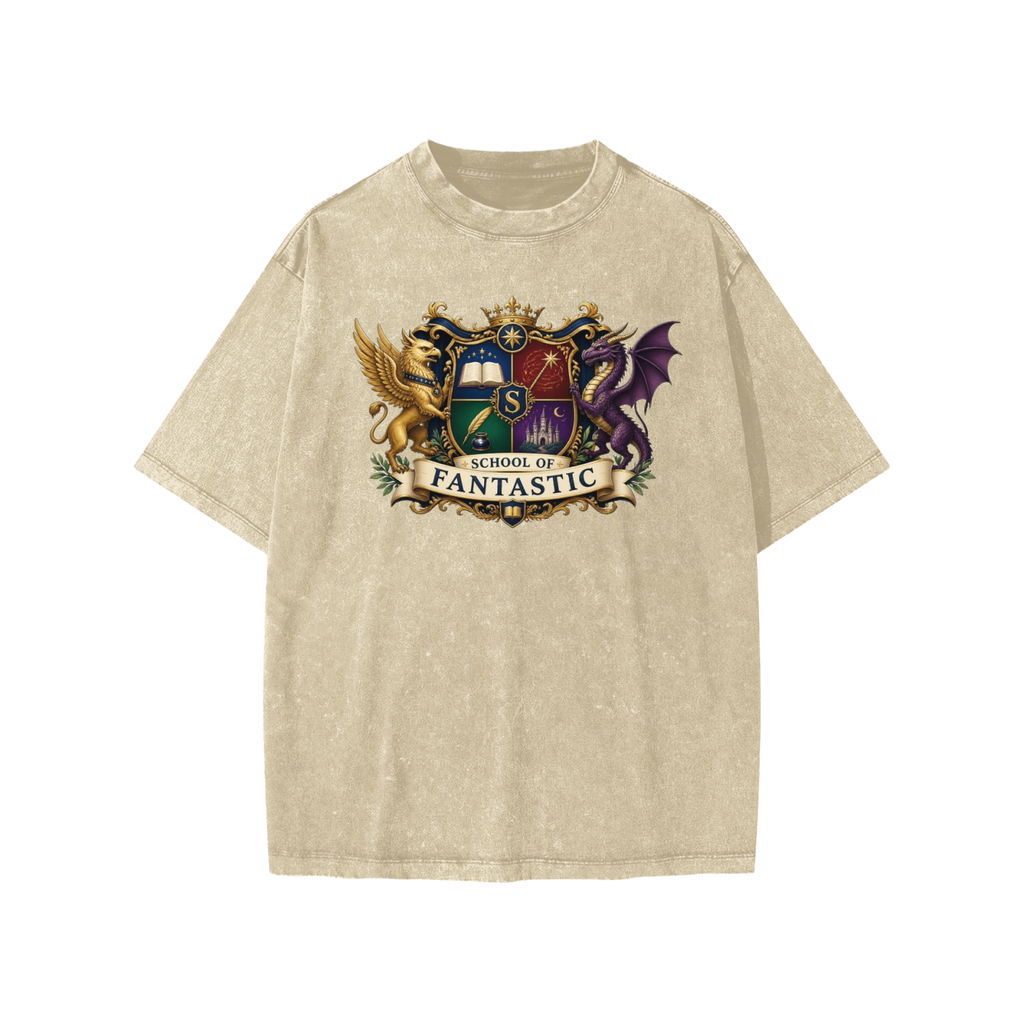 School of Fantastic Snow Washed Kids' T-Shirt