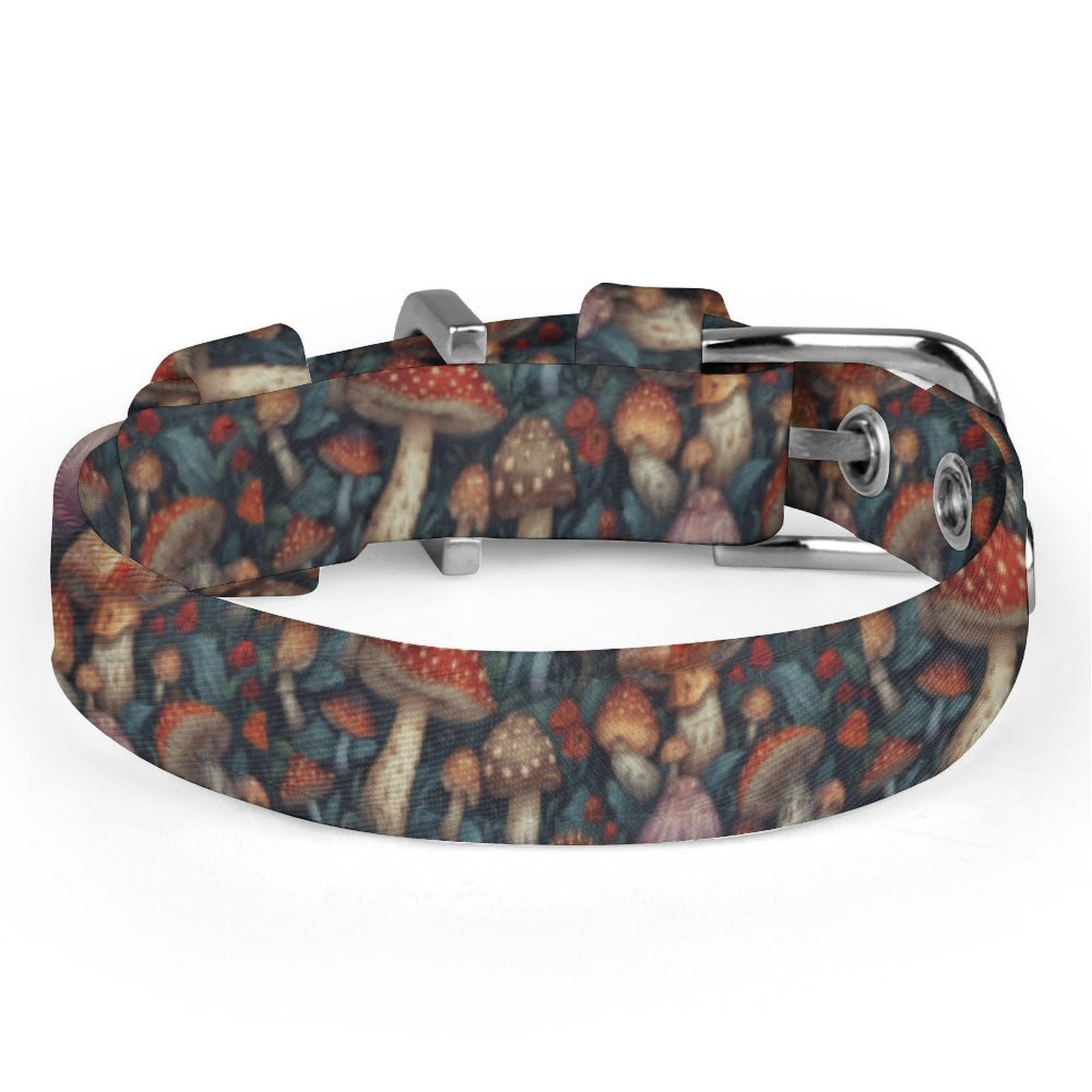 Custom Adjustable Pet Collar With Metal Buckle And D Ring