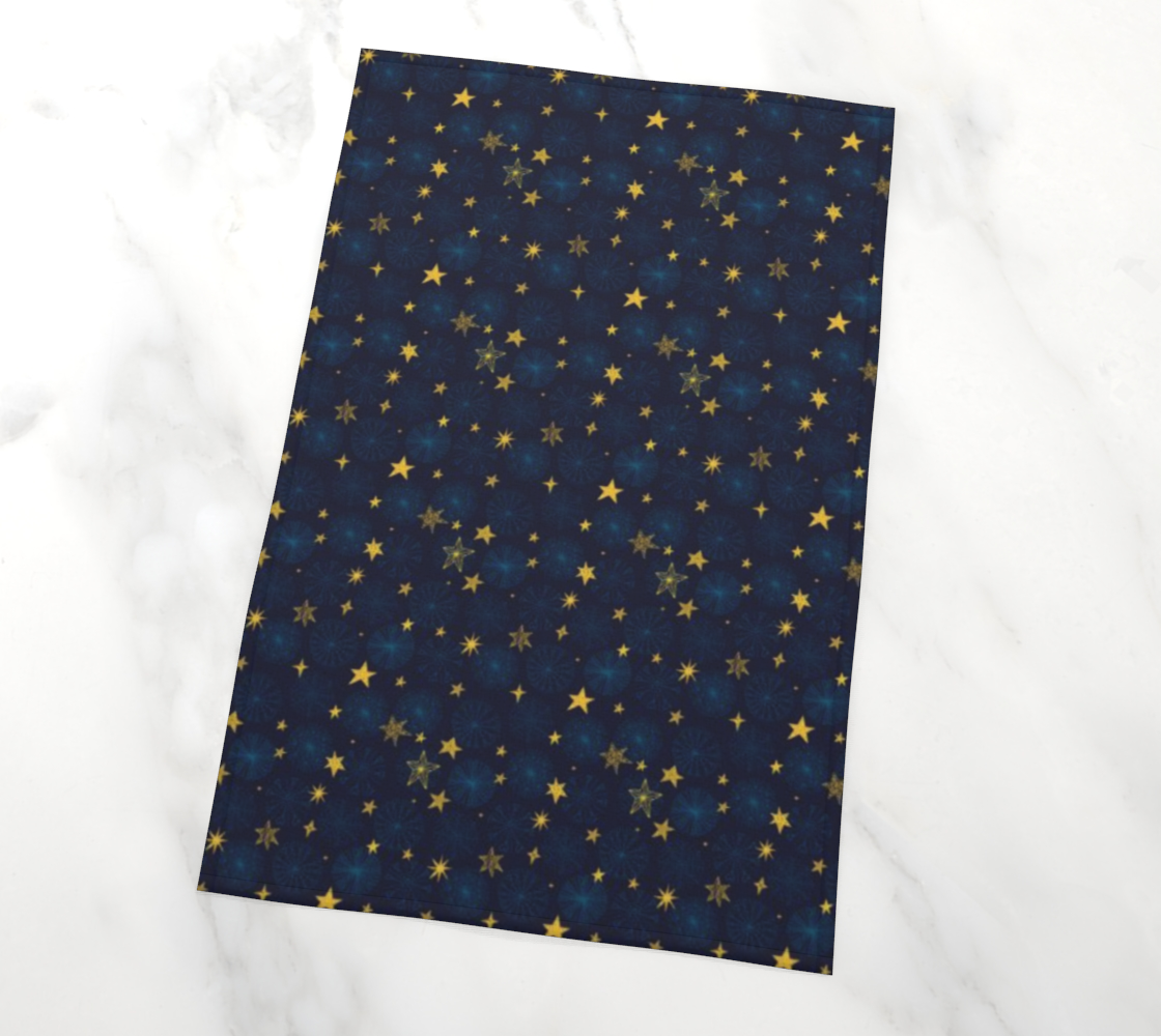 Starry Night Tea Towel