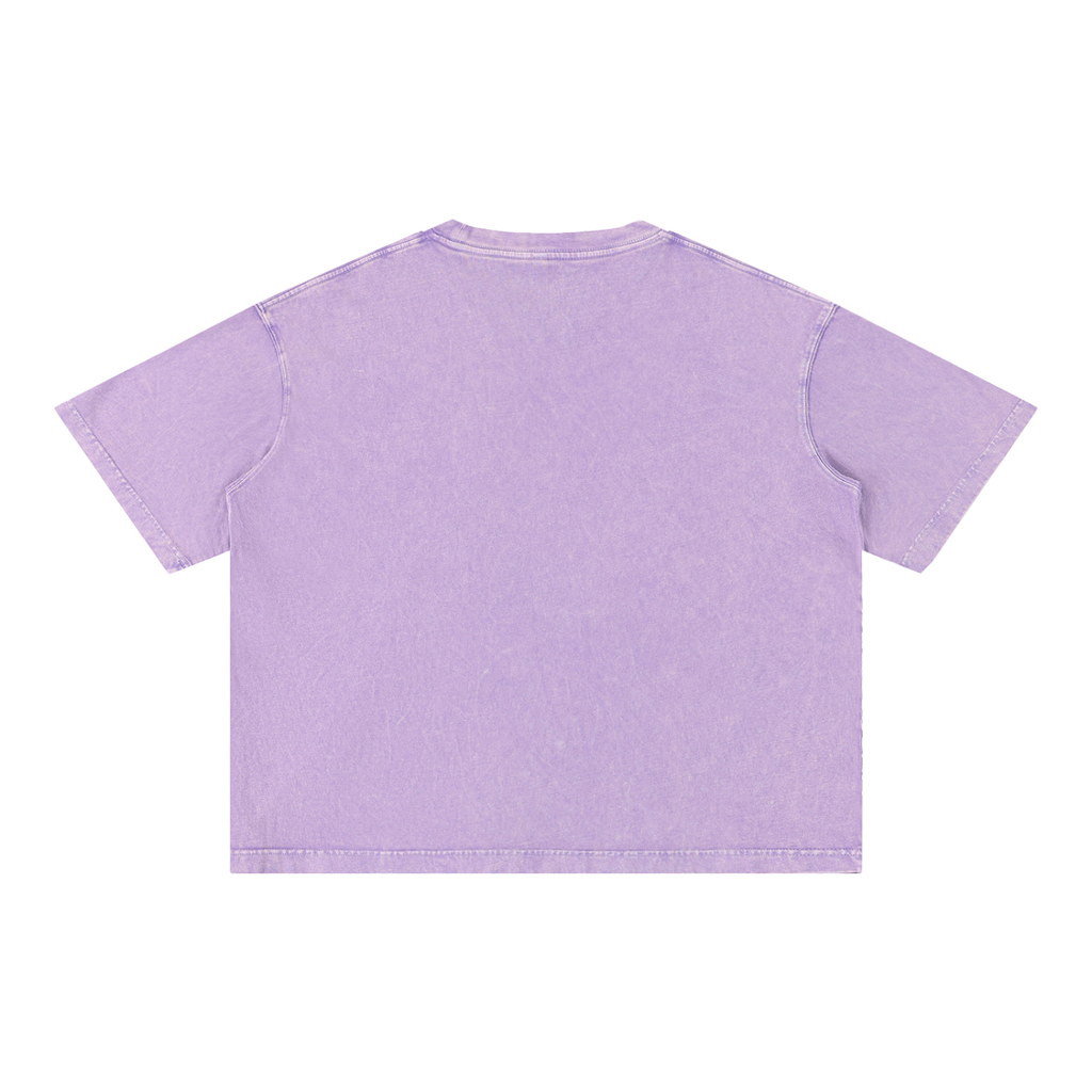 Happy Mineral Wash Boxy Cotton T-Shirt