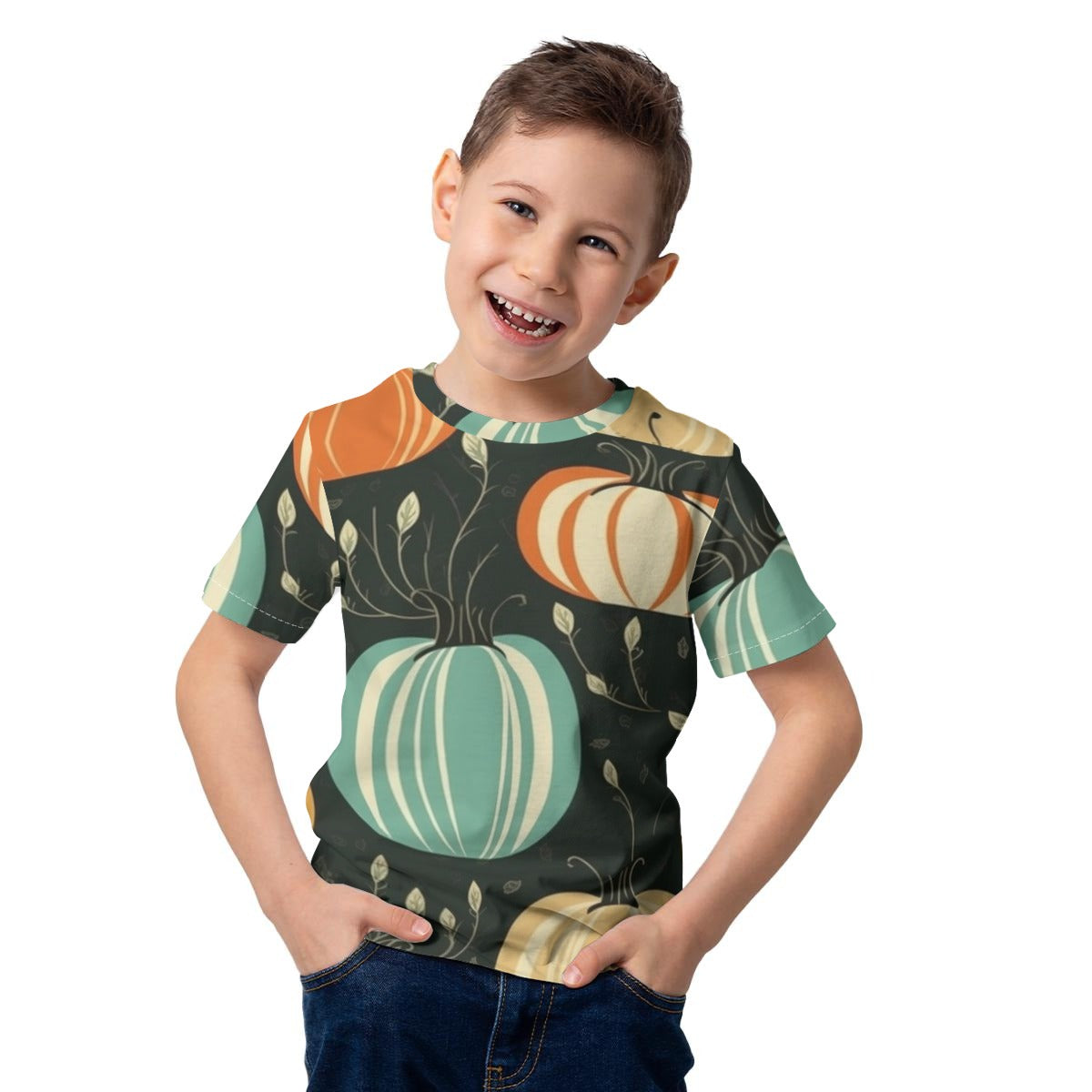 Pumpkins Of Whimsy Kid's T-Shirt