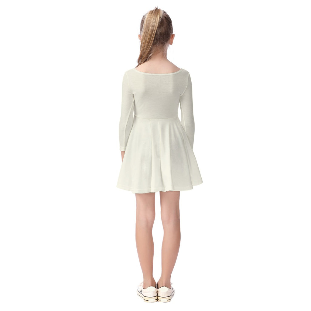 Criss Cross Apple Sauce Kid's Long Sleeve Dress