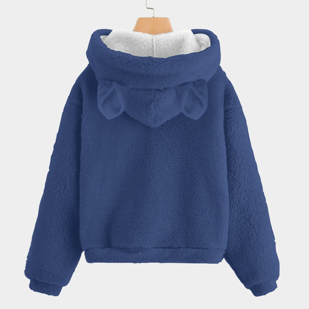 Snuggle Pup Borg Fleece Hoodie - Kids