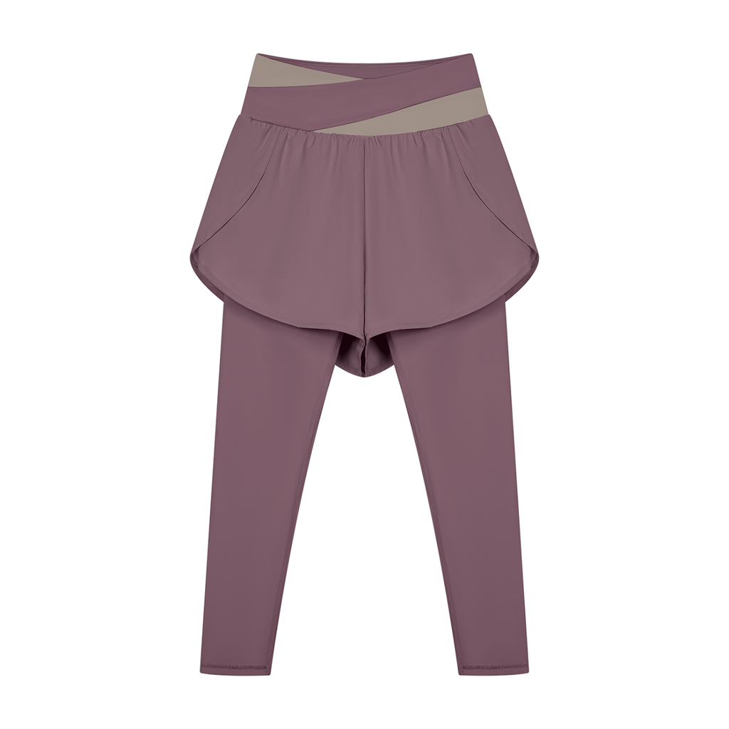 Women's Paneled High Waisted Yoga Leggings