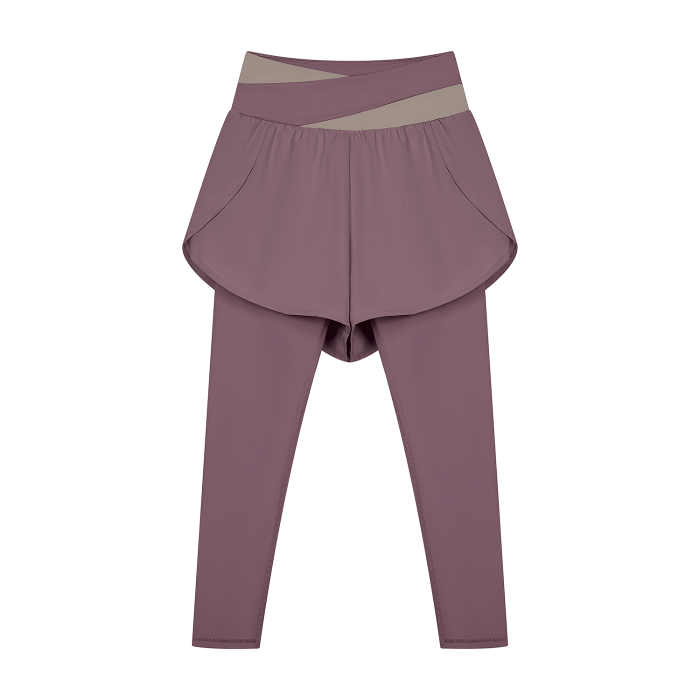 Women's Paneled High Waisted Yoga Leggings