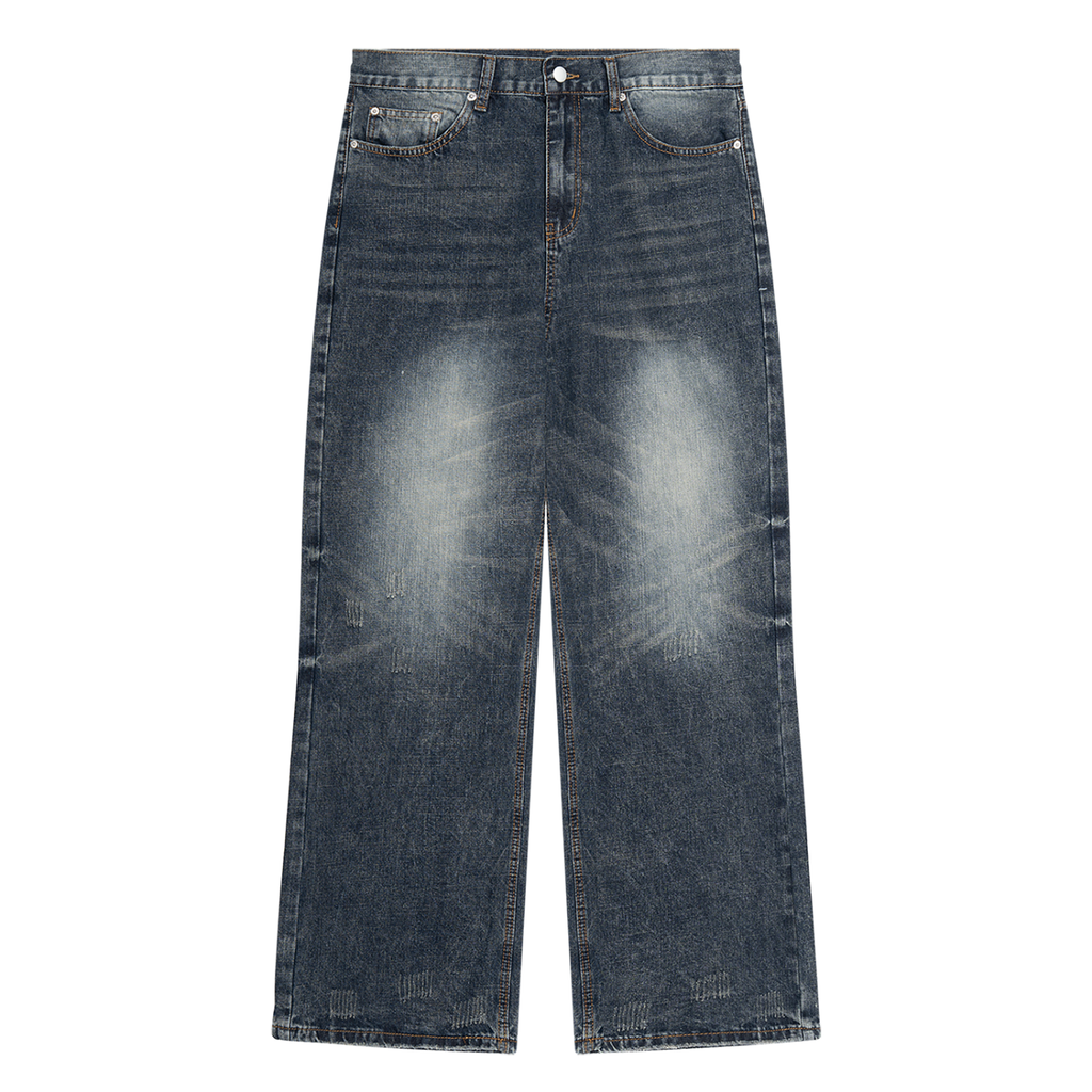 Men's Vintage Wash Denim Jeans
