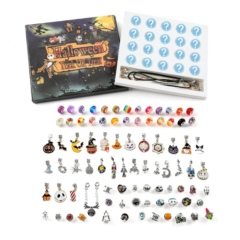 Halloween Charms Set – DIY Bracelets Jewelry Halloween Gifts for Kids