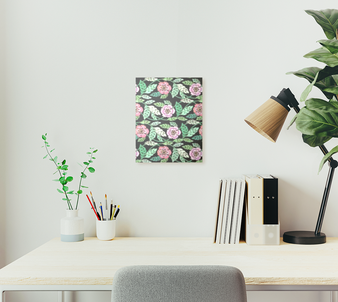 Over And Over Flower Aluminum Print
