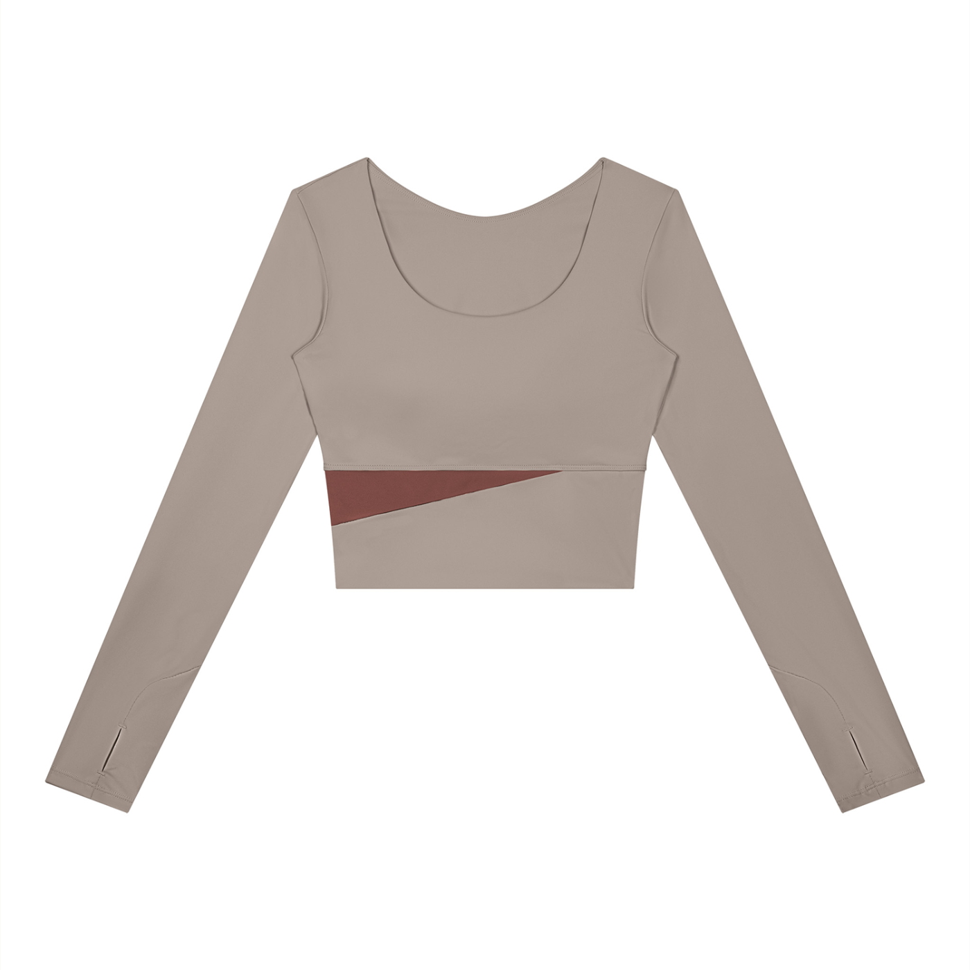 Women's Panelled Long Sleeve Yoga T-Shirt