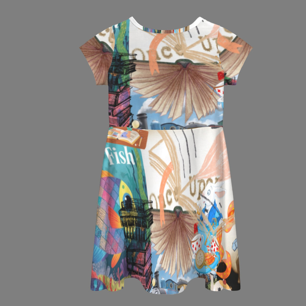 Children's Book Collage Dress