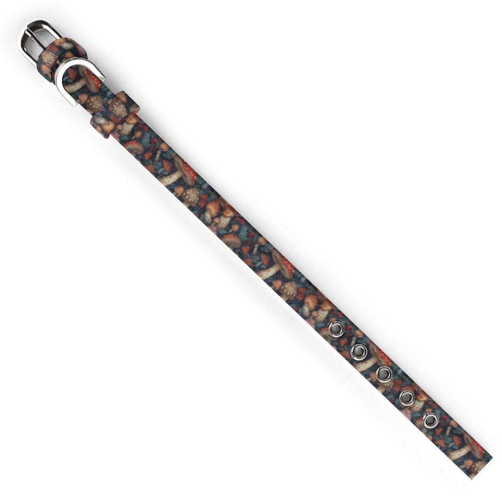 Custom Adjustable Pet Collar With Metal Buckle And D Ring