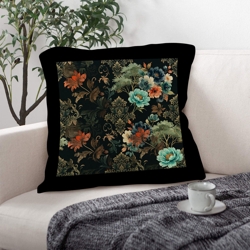 Pillow Cover Floral Blue