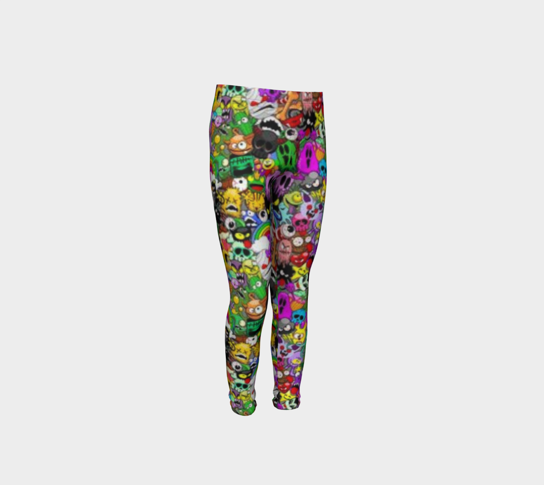Monster Mash Girl's Leggings