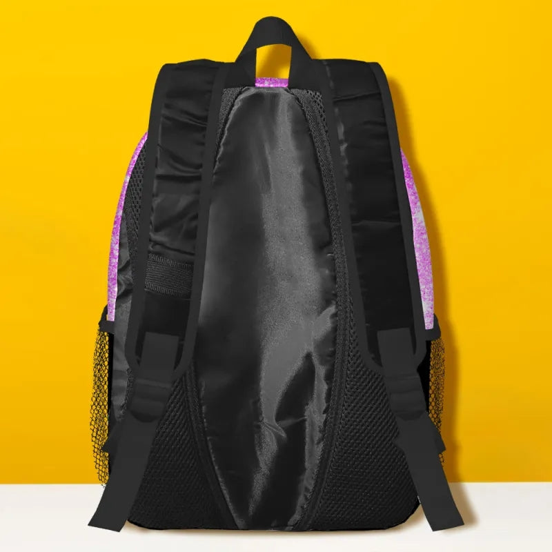 Personalized Backpack - Custom Name School Backpacks, Bookbag with Lunch Bag Set, Text School Bag for Kids, Back To School Gifts