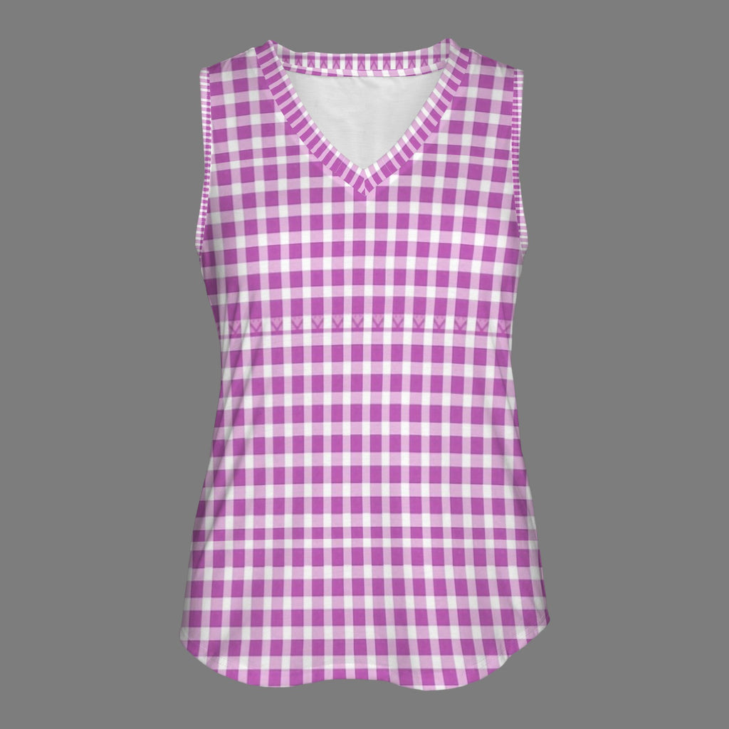 purple checker pattern picnic  blanket style