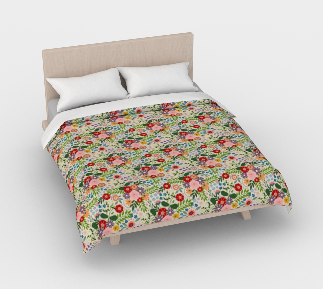 Fine Floral Duvet Cover