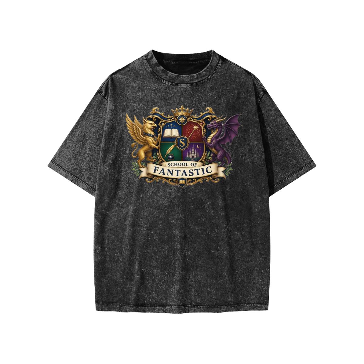 School of Fantastic Snow Washed Kids' T-Shirt