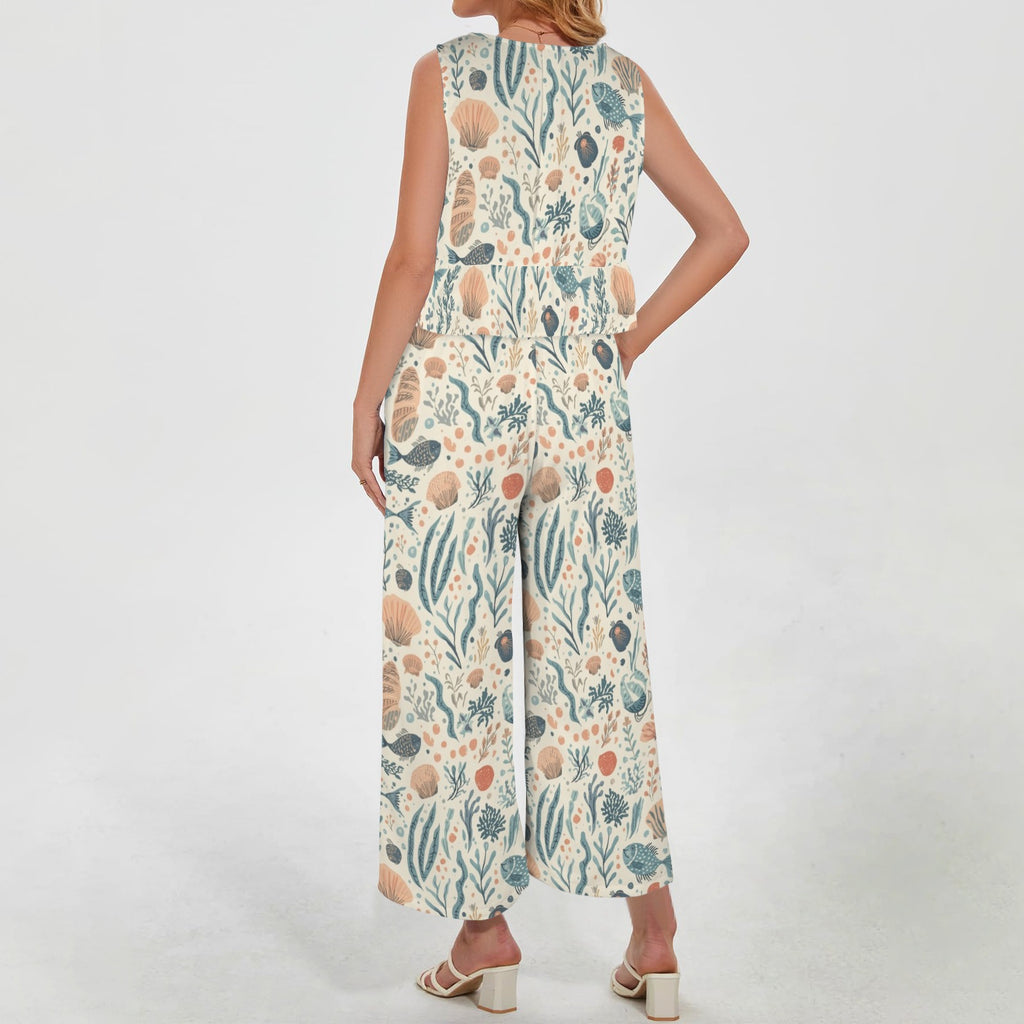 whimsical ocean pattern set