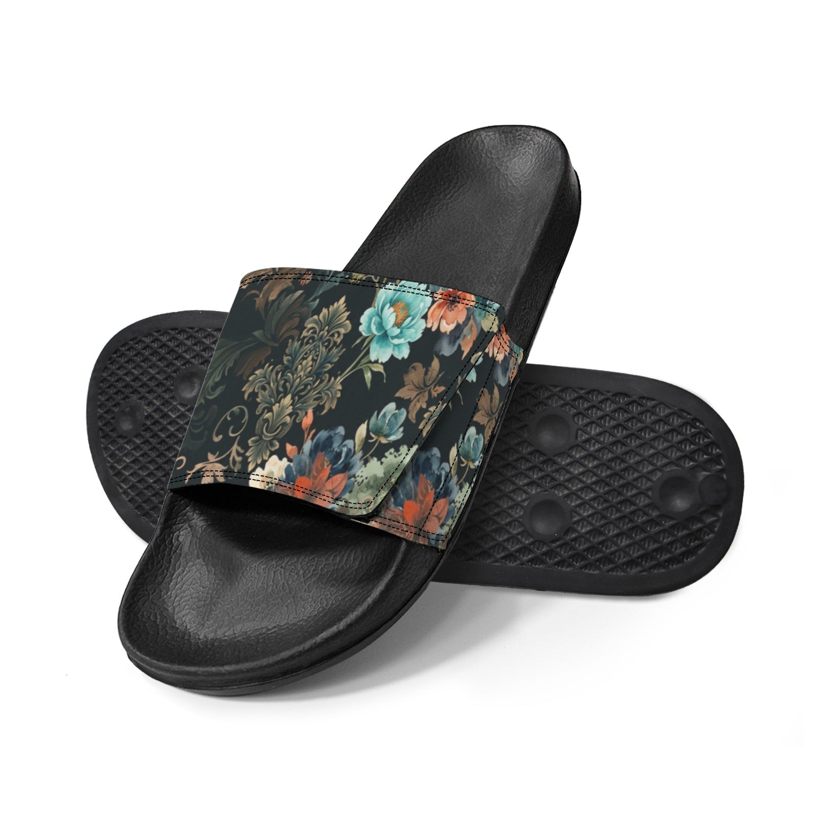 Floral Slide Sandals