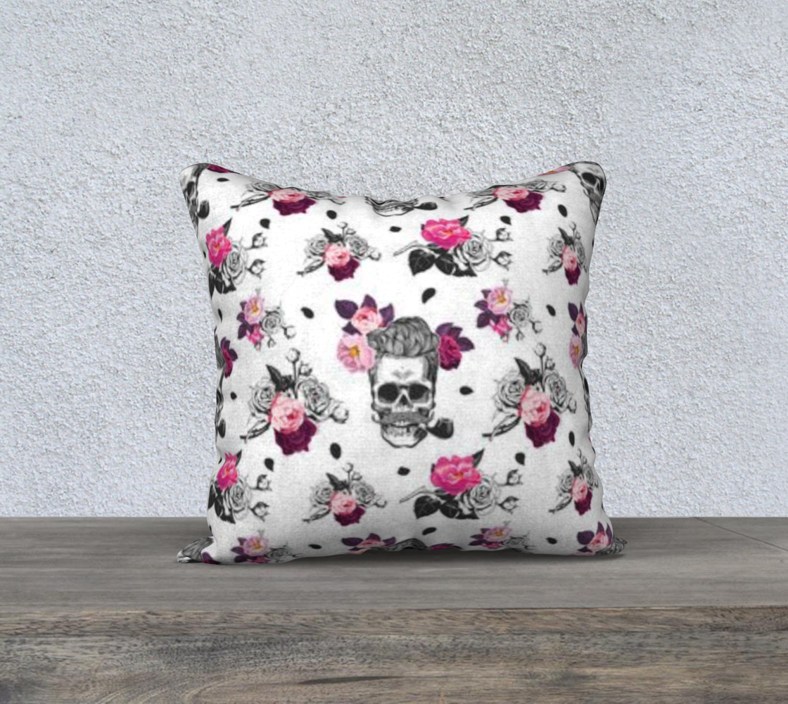 Skull Rose Pillowcase