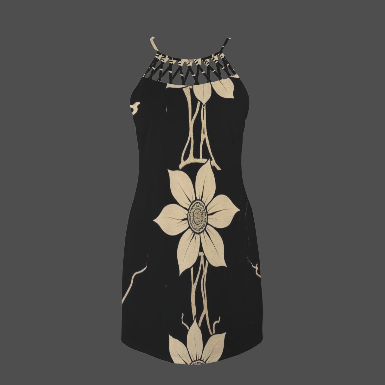 Flower Row Dress