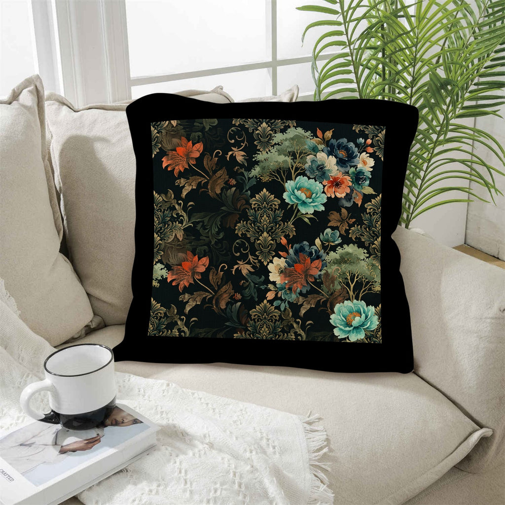 Pillow Cover Floral Blue