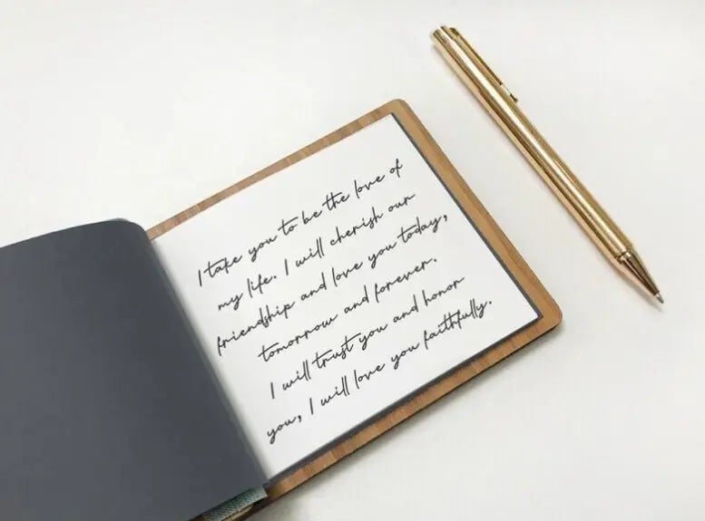 Custom UV Printed  Wooden Wedding Guest Books