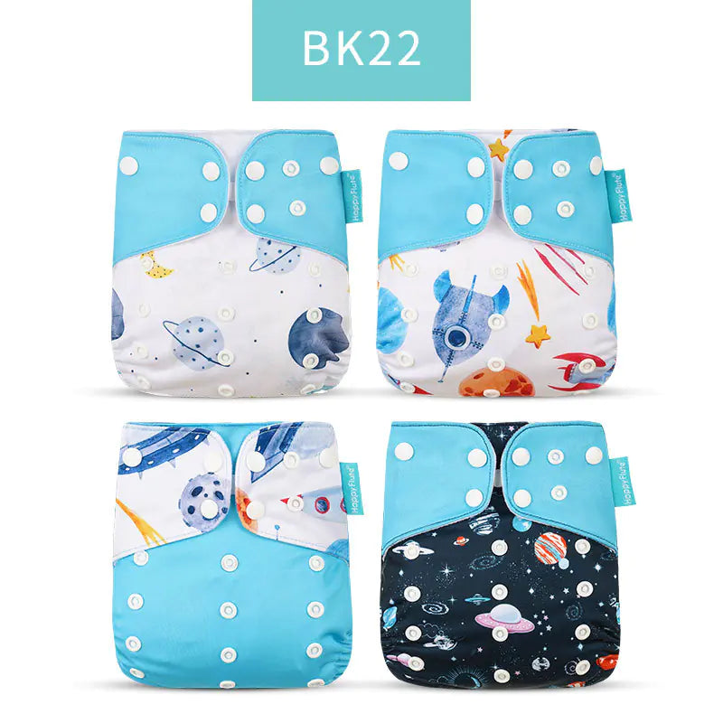 Happyflute Baby Cloth Training Pants - 4 Pack Washable