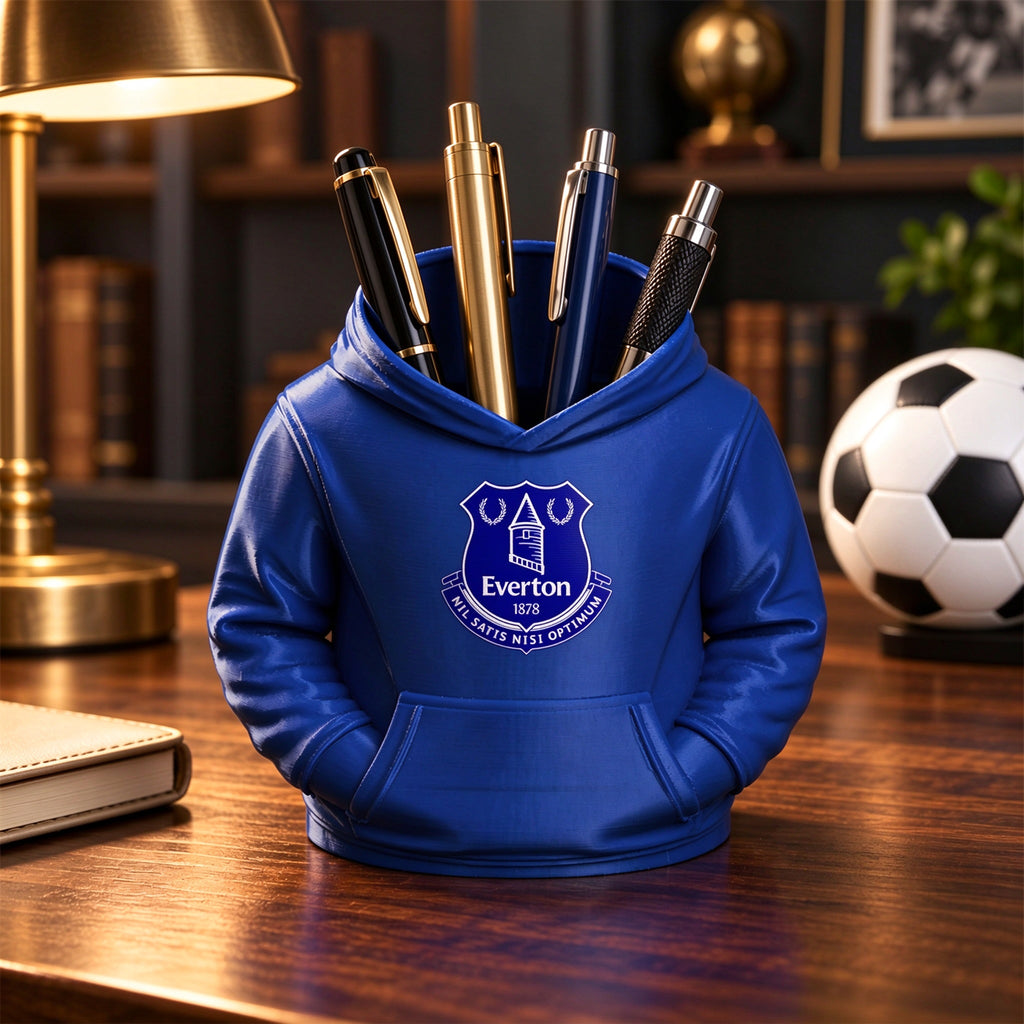 3D Football Hoodie Pen Holder – Soccer Fan Desk Organizer, Custom Color Desk Accessory & Unique Gift for Football Lovers