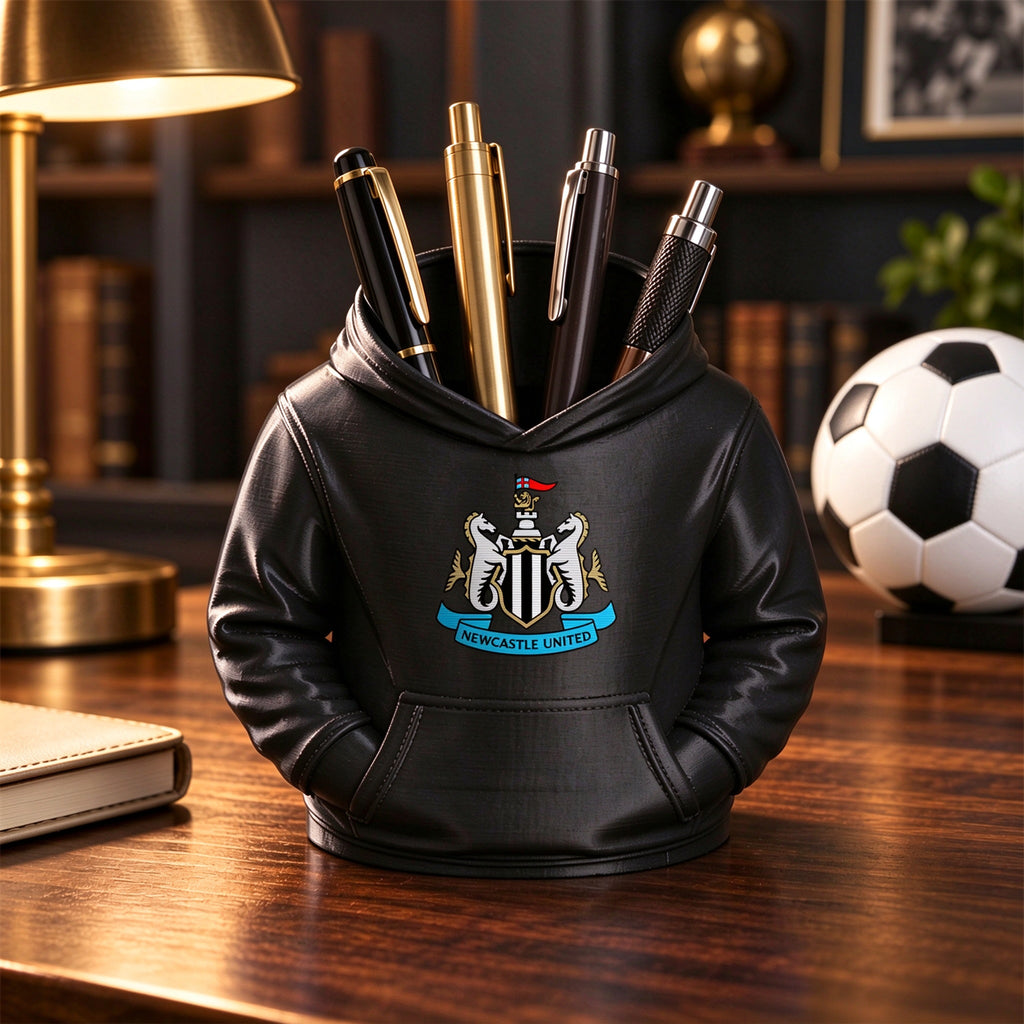 3D Football Hoodie Pen Holder – Soccer Fan Desk Organizer, Custom Color Desk Accessory & Unique Gift for Football Lovers