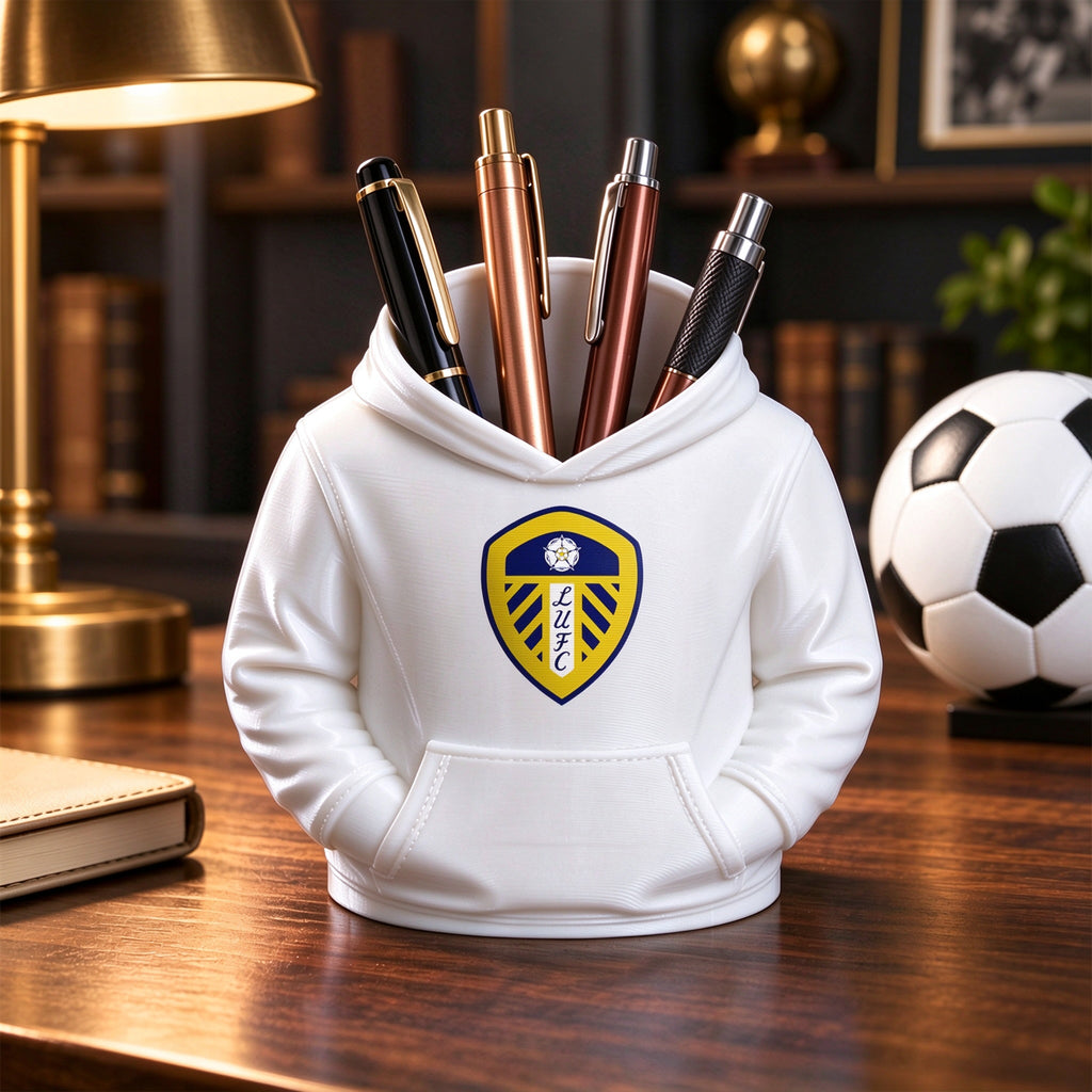 3D Football Hoodie Pen Holder – Soccer Fan Desk Organizer, Custom Color Desk Accessory & Unique Gift for Football Lovers