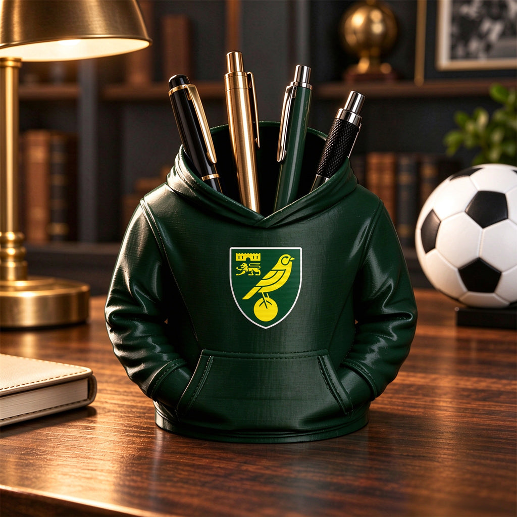 3D Football Hoodie Pen Holder – Soccer Fan Desk Organizer, Custom Color Desk Accessory & Unique Gift for Football Lovers