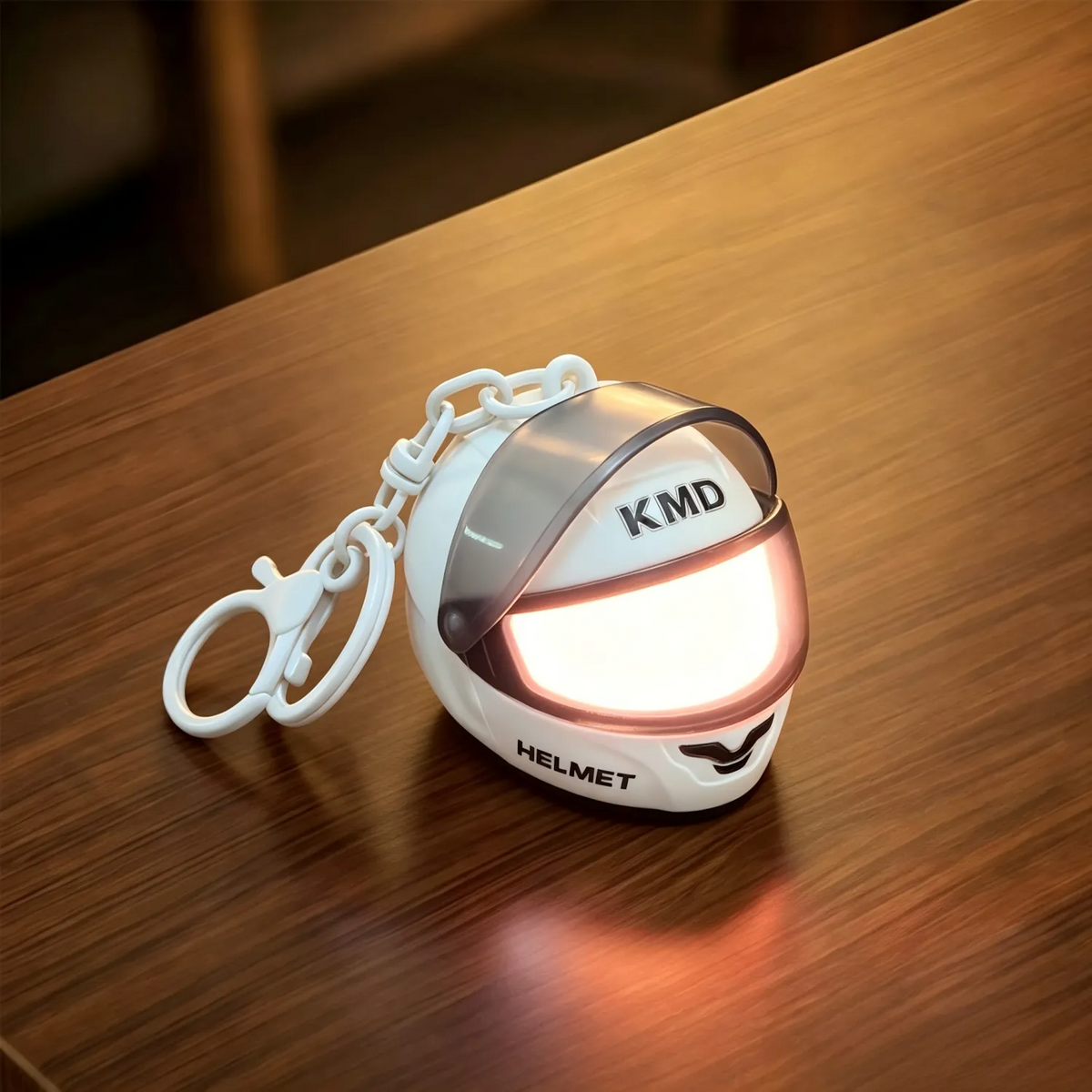 Light-Up Colorful Motorcycle Helmet Keychain Glows With Led Lights Unique And Creative Gift Suitable For Hanging On Bags Gift For Friends