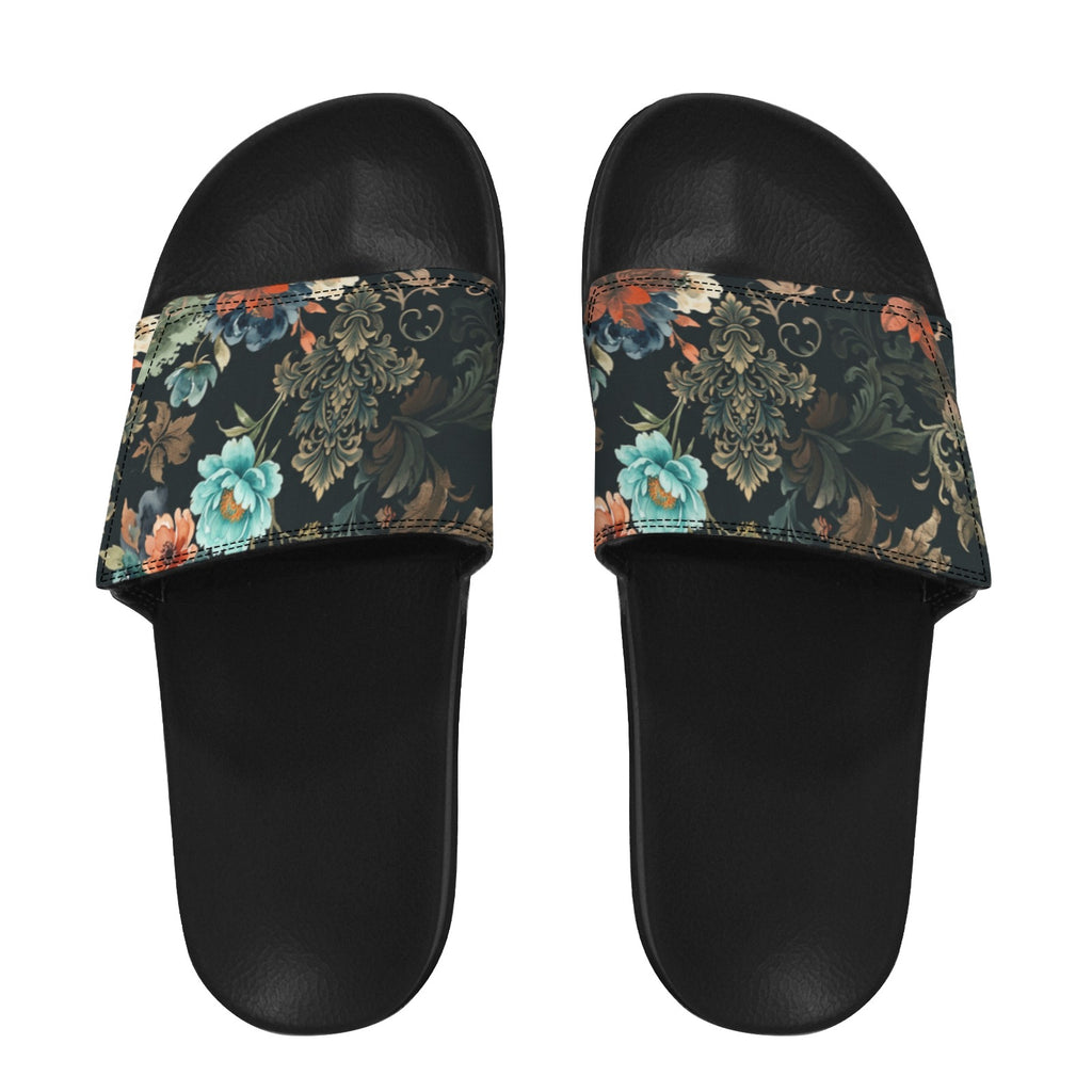 Floral Slide Sandals