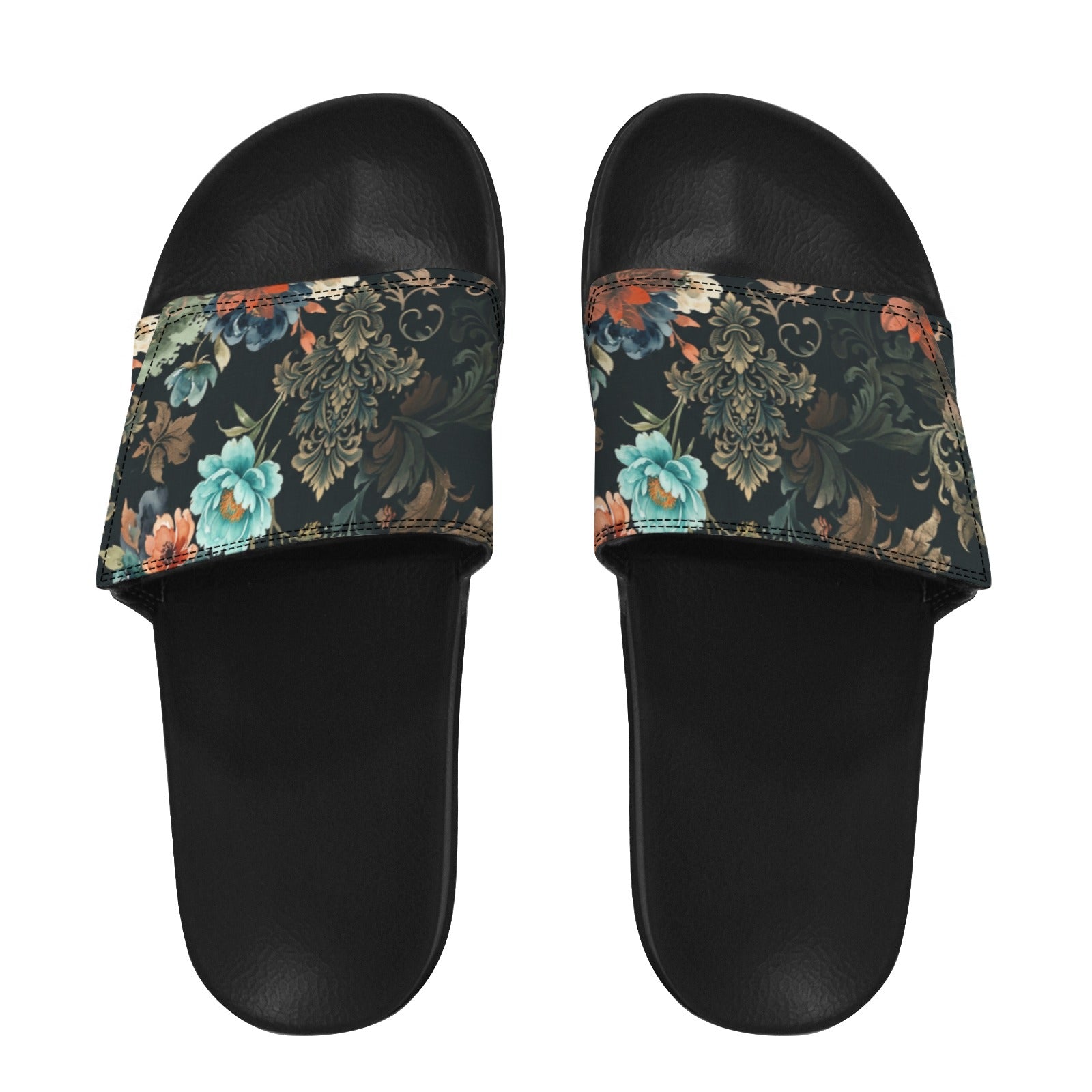 Floral Slide Sandals