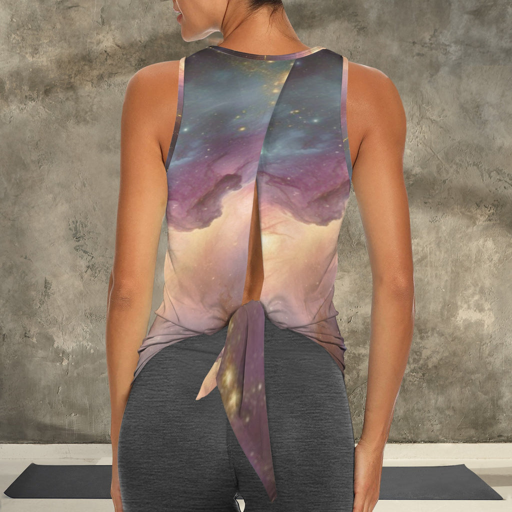 Space Galaxy Athletic Top
