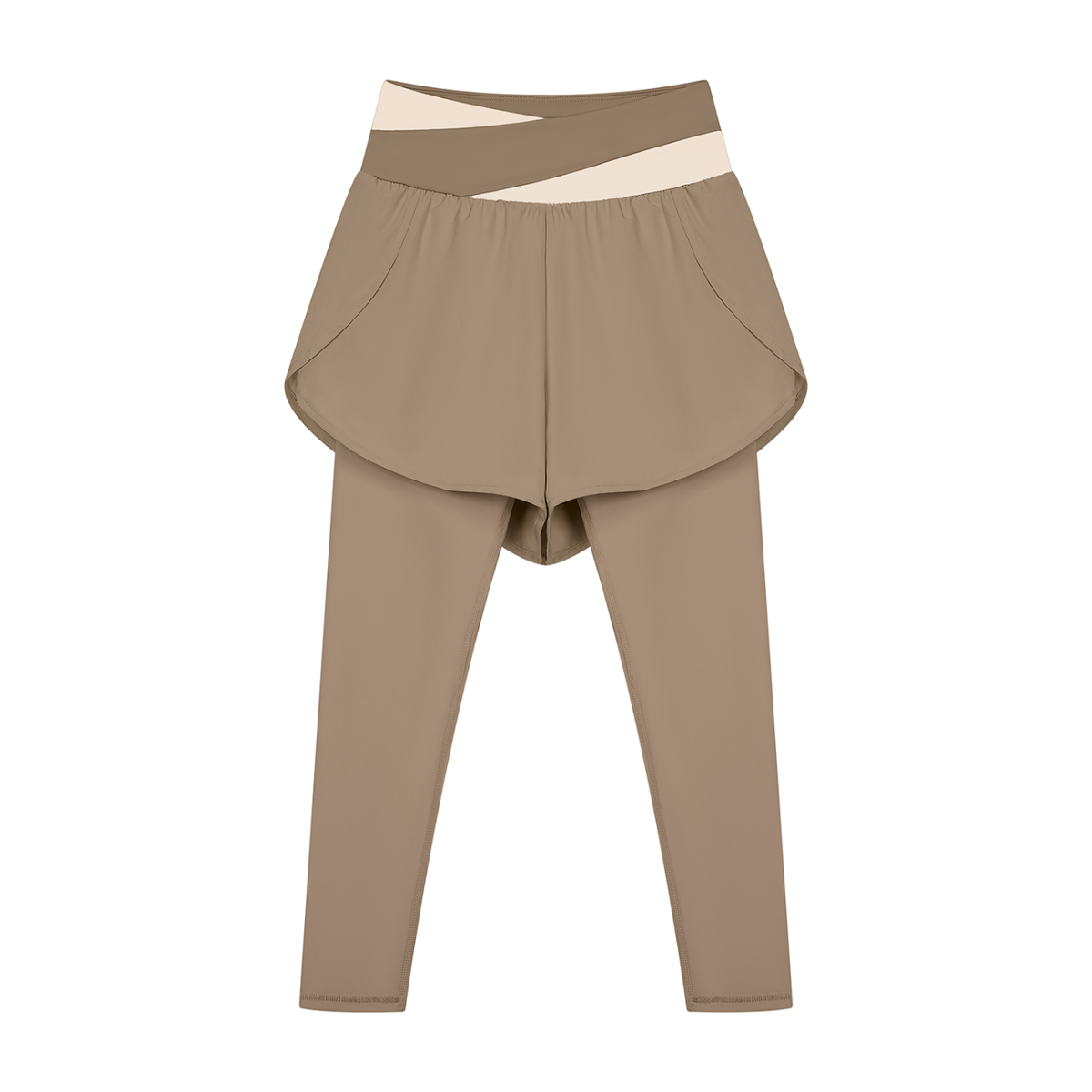 Women's Paneled High Waisted Yoga Leggings