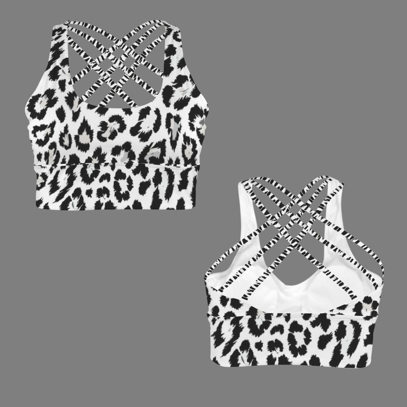 Black White Leopard