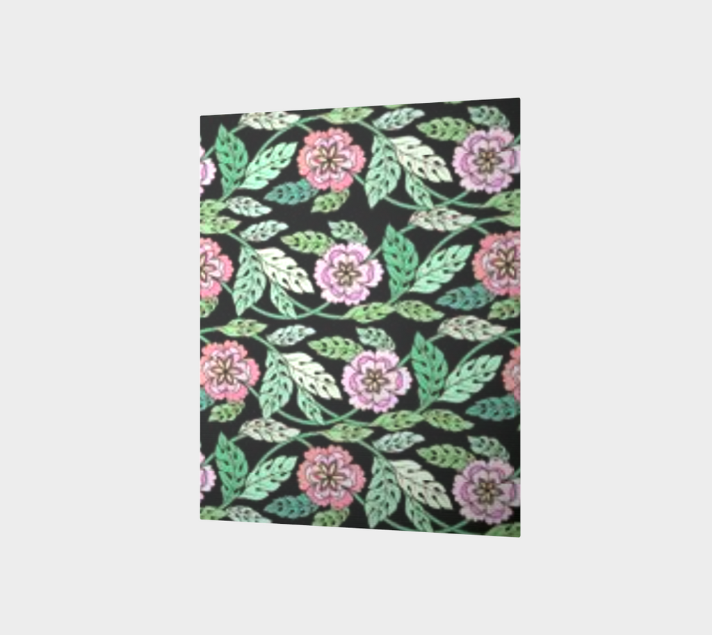 Over And Over Flower Aluminum Print