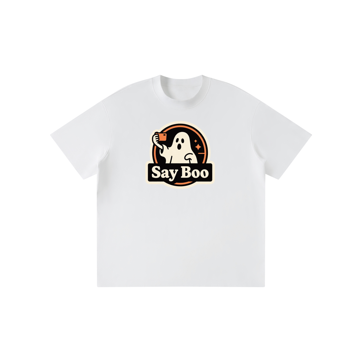 Say Boo Selfie Kid’s Solid Crewneck T-Shirt