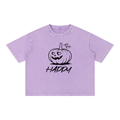 Happy Mineral Wash Boxy Cotton T-Shirt