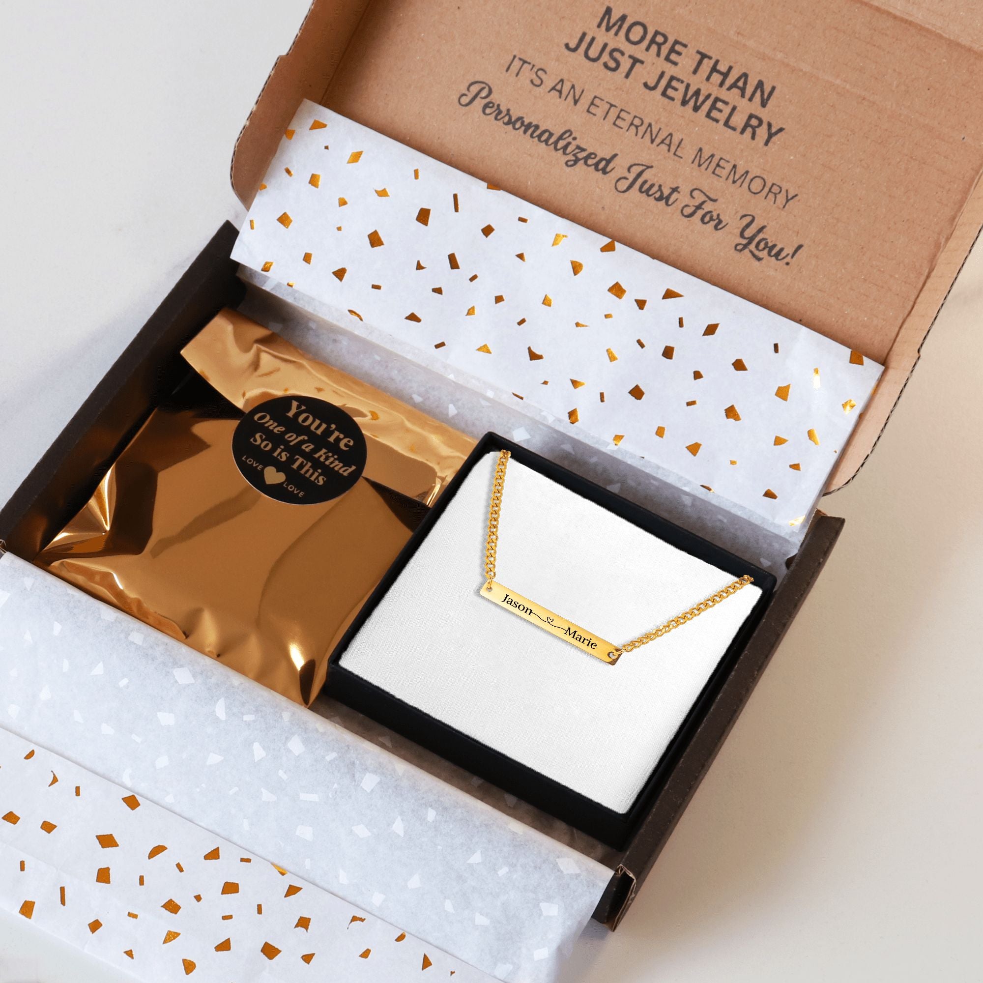 Cuban Bar Necklace Romantic Customizable