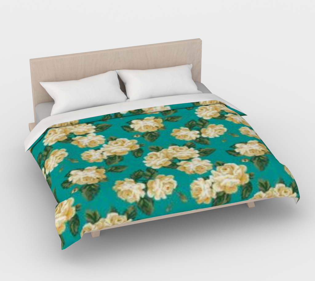 Roses Calm Duvet Cover