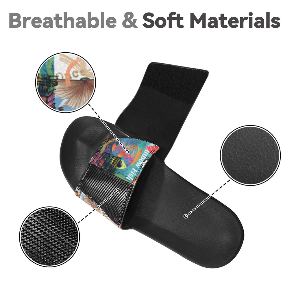 Book Slide Sandals