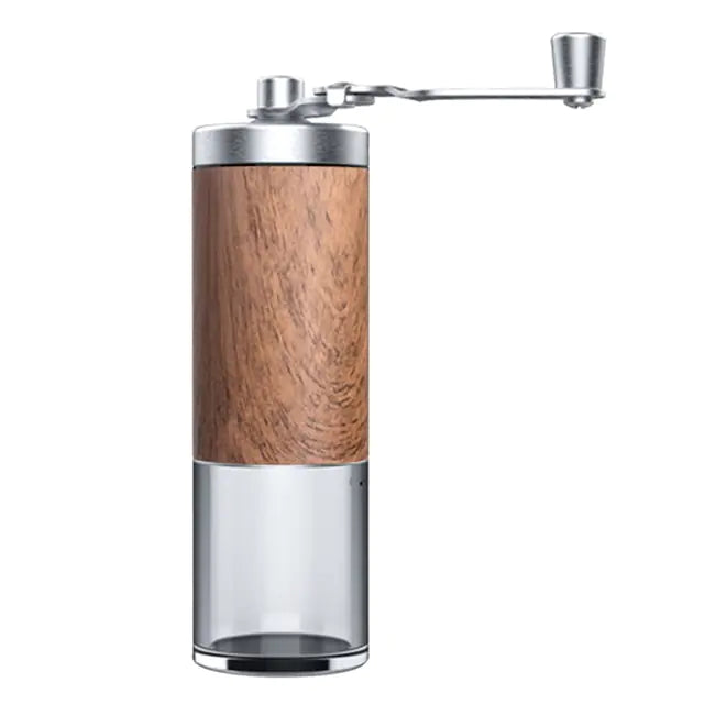 Handmade Coffee Grinder with Adjustable Ceramic Knob