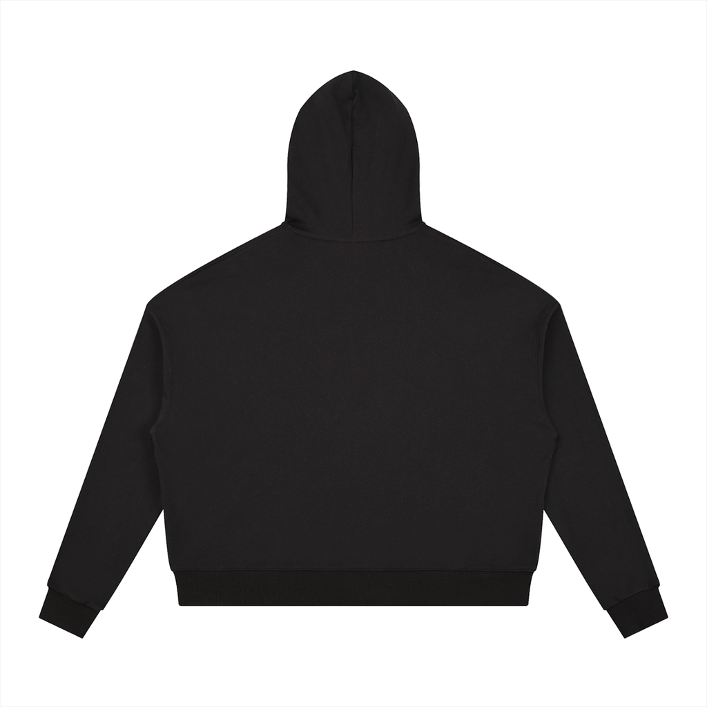Vampire Sparkle Halloween Contrast Drawstring Hoodie
